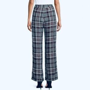 NWT No Boundaries XL(15-17)Juniors Red Black Plaid Flowy Wide Leg Trousers Pants